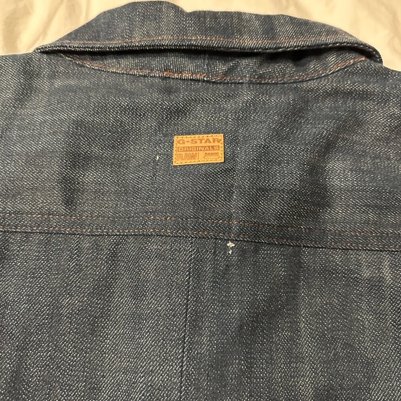 BNWT G Star Raw Mens Full Button Denim Jean Jacket Size XXL - Picture 10 of 13